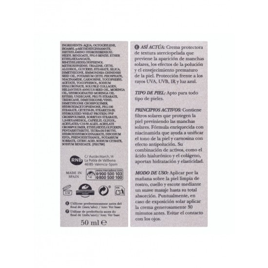 Dienas krēms sejai pret pigmenta plankumiem ar SPF 50, 50ml