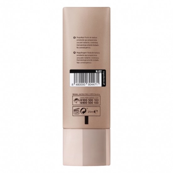 Mirdzoša grima bāze Luminoso 02 medium beige
