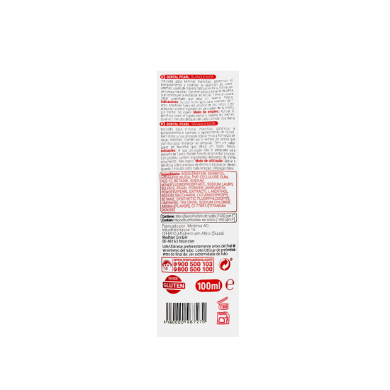 Zobu pasta balināšanai Dental Pearl, 100ml
