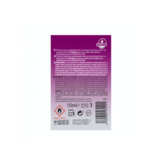 Dezodorants-sprejs kājām un apaviem Fresh & Dry by Delilus, 150ml