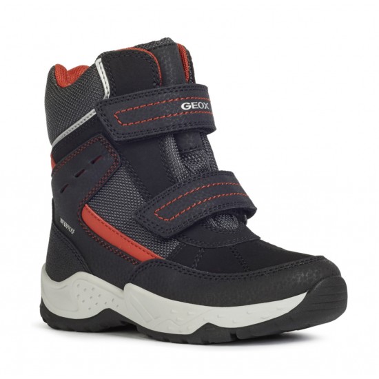GEOX J Sentiero Black/Red puszābaki