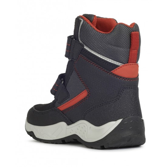 GEOX J Sentiero Black/Red puszābaki
