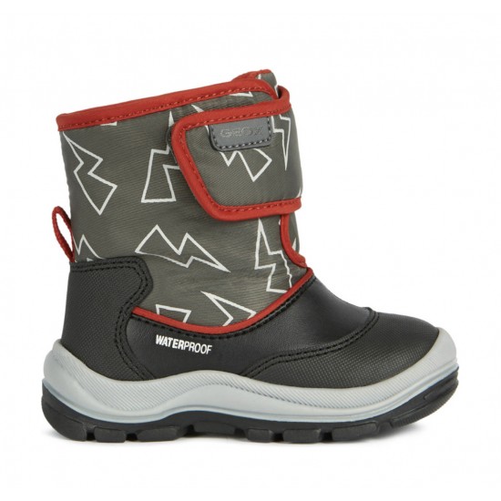 Puszābaki GEOX  - B Flanfil G B044HA Black/Red