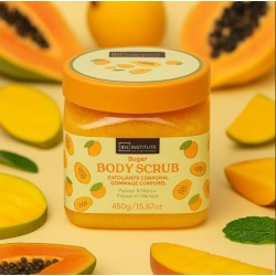 Cukura skrubis ķermenim ar papaju un mango 