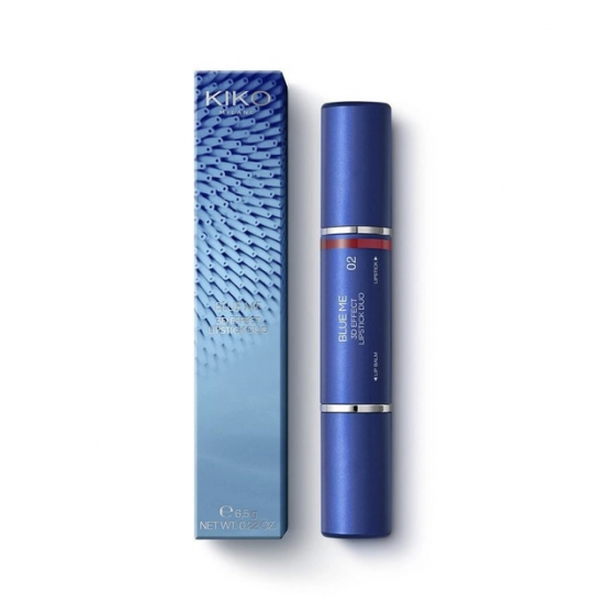 Lūpu duets ar lūpu krāsu un bāzi Blue Me 3d Effect Lipstick Duo 02