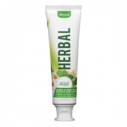 Zobu pasta HERBAL - Augu izcelsmes, ar ingveru, tējas koka eļļu, kumelītēm un mirres, 100ml